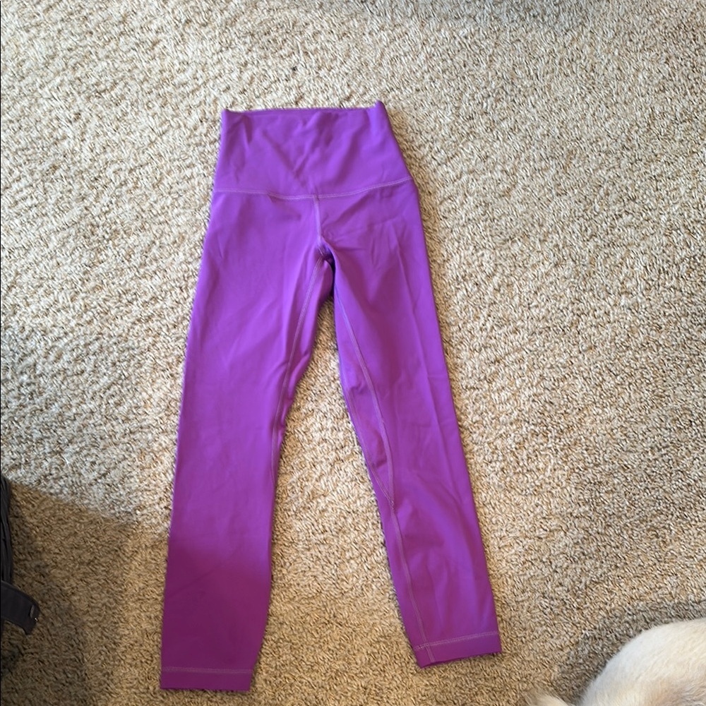 Lululemon Athletica Purple High-Waist Leggings like new worn twice